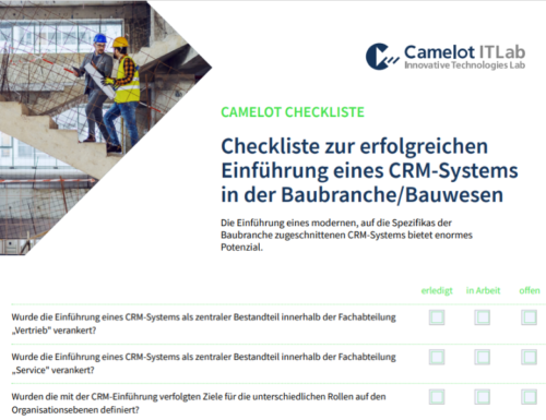 Camelot Checkliste Bauindustrie